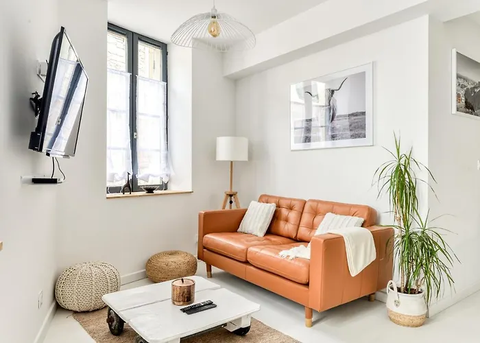Daire Les De Laure - L'or Blanc, Avec Vue Sur Le Chateau, Climatisation, A 160 M De La Cite Medievale