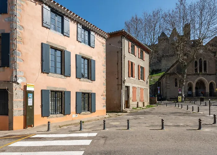 Les De Laure - L'or Blanc, Avec Vue Sur Le Chateau, Climatisation, Netflix, A 160 M De La Cite Medievale Apartament *